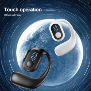 Bluetooth 5.3 Headphone TWS Wireless Ear Hook Earphone HiFi Stereo Noise Reduction Headset Waterproof Earbud for Huawei Xiaomi