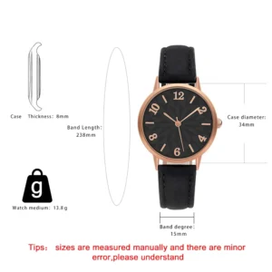 Women's Watch Quartz Dial Digital Watch Frosted Leather Strap Ladies And Girls' Watch reloj para dama nouveautés montres femmes