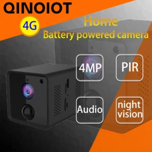 Smart 4G SIM Card Wireless Home Security Camera: Integrated Battery, Auto-Tracking, Night Vision, Miniature Design with Two-Way