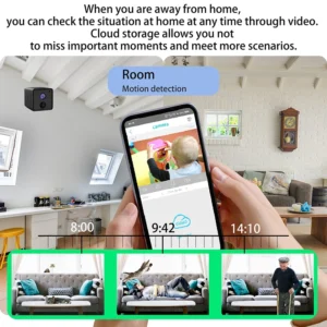 Smart 4G SIM Card Wireless Home Security Camera: Integrated Battery, Auto-Tracking, Night Vision, Miniature Design with Two-Way