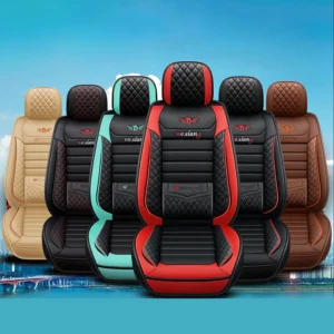 Elegant Universal Faux Leather Car Seat Cover by Tand: Easy-Clean, Comfort Design, Fits Major Models - Enhance Your Car's