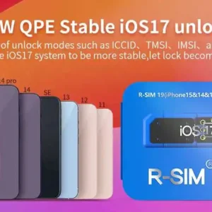 R-SIM19 NEW QPE Stable Unlock SIM Card for iPhone 15 Plus 14 13 Pro Max 12 IOS17