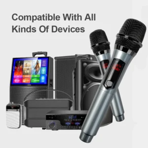 Karaoke Wireless Microphone Dynamic UHF Handheld Professional Mic For Sing Party Speech Church Club Show Meeting Room Home