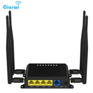 Cioswi WE826 300Mbps 3G 4G Router Wifi 4g Cat6 NL678-E Modem Sim Card Slot OS 4*LAN Roteador Access Point for Russia EU