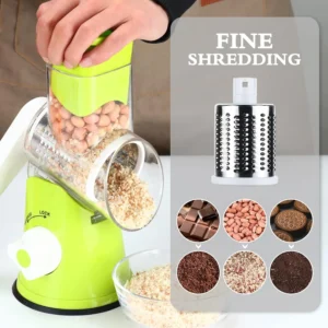 Rotary Cheese Grater Shredder Manual Vegetable Potato Slicer Carrot Grater Round Mandoline Slicer Veggie Chopper Kitchen Tools