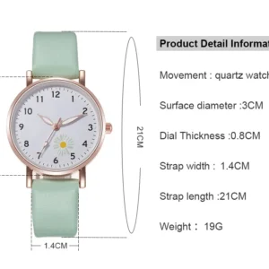 Luminous Watches for Women Reloj Mujer Retro Female Watch Montre Femme Ladies Back Light Leather Strap Quartz Wristwatches