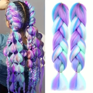 24Inch Long Synthetic Braiding Hair 100g Synthetic Braiding Hair Crochet Hair Braids Extension