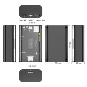 KuWFi 4G Portable Router 150Mbps Mobile Wireless WiFi Outdoor Travel Hotspot 6000mAh Battery Life With Sim Card Slot USB Port