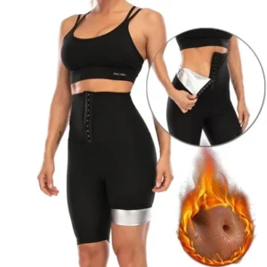 Sweat Sauna Pants Body Shaper Shorts Weight Loss Slimming Shapewear Women Waist Trainer Tummy Hot Thermo Sweat Leggings Fitness