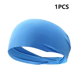 1-10Pcs Ultra-Thin Sports Sweatband Breathable Sweat Absorbent Headband Elastic Sweat Hair Band Soft Outdoor Sport Yoga Headband