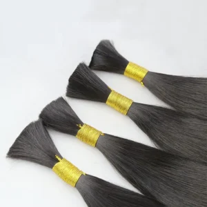 Bulk Straight for Braiding Straight Brazilian Virgin No Weft Brazilian Remy Hair Extensions 50g/Pcs/Pack Brazilian Human Hair