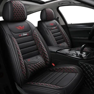 Elegant Universal Faux Leather Car Seat Cover by Tand: Easy-Clean, Comfort Design, Fits Major Models - Enhance Your Car's