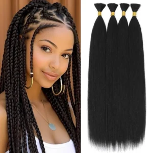 Bulk Straight for Braiding Straight Brazilian Virgin No Weft Brazilian Remy Hair Extensions 50g/Pcs/Pack Brazilian Human Hair