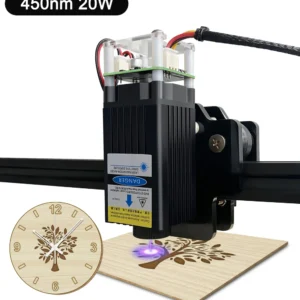 LASER TREE 20W Laser Module 450nm 40W TTL Blue Light Laser Engraver Head for Laser Engraving Cutting Machine Wood Working Tools