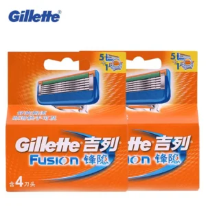 Gillette Fusion Razor Shaving Blade 5 Layers Shaver Manual Beard Shaving Blades Original for Men Face Care 8pcs/pack