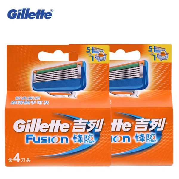 Gillette Fusion Razor Shaving Blade 5 Layers Shaver Manual Beard Shaving Blades Original for Men Face Care 8pcs/pack - Image 5