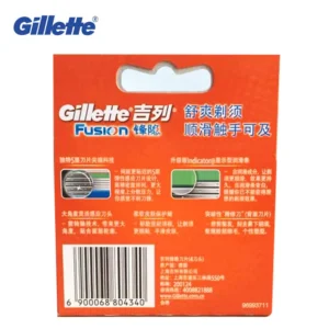 Gillette Fusion Razor Shaving Blade 5 Layers Shaver Manual Beard Shaving Blades Original for Men Face Care 8pcs/pack