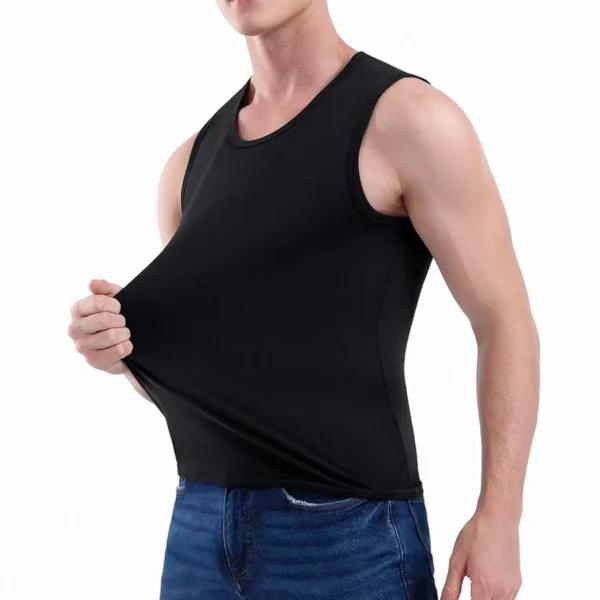 Men Vest Bodybuilding Motion Outerwear Sweatshirt Breathable Elastic