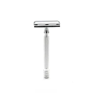 Double Edge Classic Mens Shaving Mild Hair Removal Shaver It With Small Brush Adjustable Safety Razor Face Razor