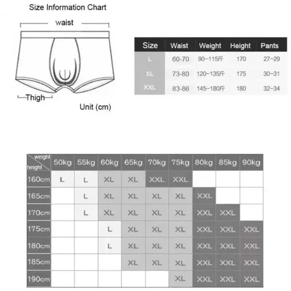 5Pcs/Men's Shorts Brand Underwear Fashion Trend Sexy Boxer Breathable Soft Boxers Men Classic Black Solid Color Underwear Men - Image 6