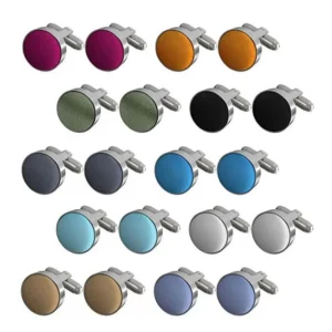 Party Smart Prom Fashion Shirt Gifts Satin Male Colored Mens Dress Cufflinks Fancy Button Wedding Cuff links