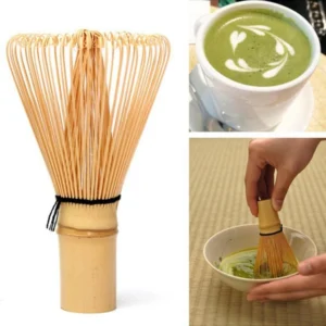 100 Matcha Green Tea Brush Natural Bamboo Tea Whisk Mixer Powder Brush Kitchen Tool Japanese Ceremony Teaware for Making Matcha