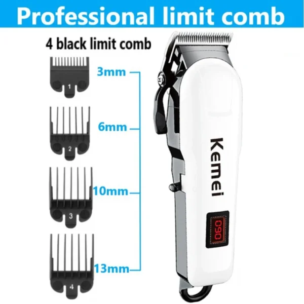 Electric Hair Clipper Hair Cut Maching Wireless Trimmer men Professional Clipper Machine Rechargeable Hair Cut Barber 809A - Image 4