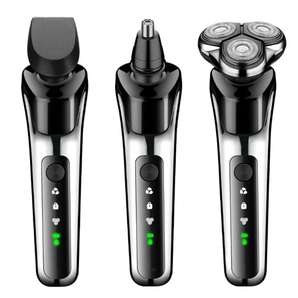 Electric Razor Usb Charger And Plug-In 3-In-1 Men'S Razor Set - Image 5