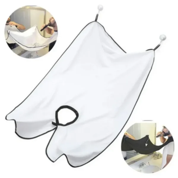 Waterproof Shaving Apron Beard Collector Hair Catcher Men Beard Trimming Cape with Suction Cups Man Bathroom Hairdressing Tools - Image 4