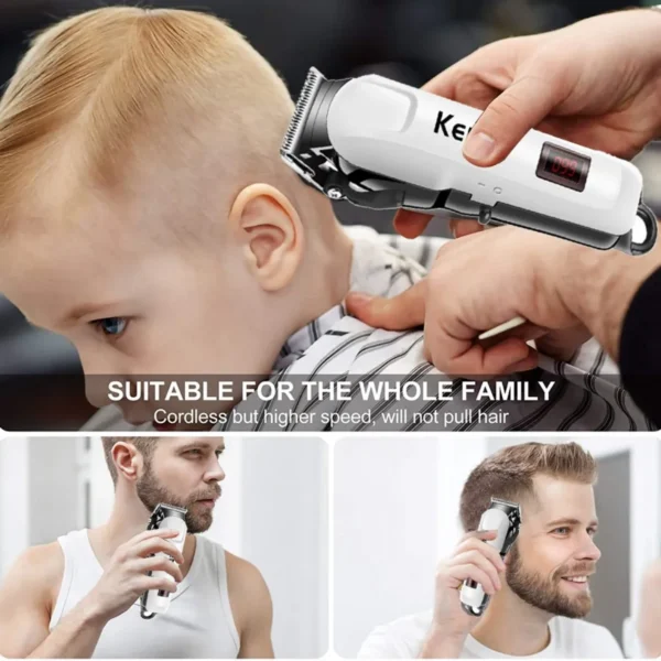 Electric Hair Clipper Hair Cut Maching Wireless Trimmer men Professional Clipper Machine Rechargeable Hair Cut Barber 809A - Image 6