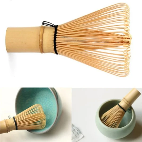 100 Matcha Green Tea Brush Natural Bamboo Tea Whisk Mixer Powder Brush Kitchen Tool Japanese Ceremony Teaware for Making Matcha - Image 3