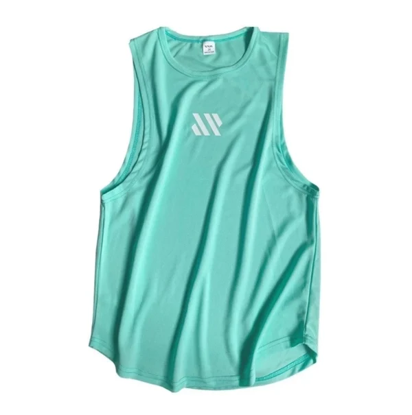 2024 Mens fitness gyms Tank top men Fitness sleeveless shirt Male mesh breathable Sports vest Undershirt Gyms Running vest men - Image 6