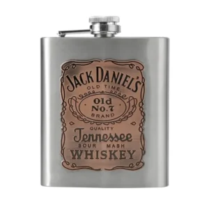 Vintage Stainless Steel Whisky Flask Gifts Outdoor Home Wine Bottle Gift Kettle Vodka Bottle For Father Grandpa Flasks Drinkware