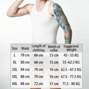 Four Seasons Men Pure Cotton Vest Youth Fit Sports Fitness Undershirts Middle-aged Casual Sleeveless Tank Top A-Shirt Underwear