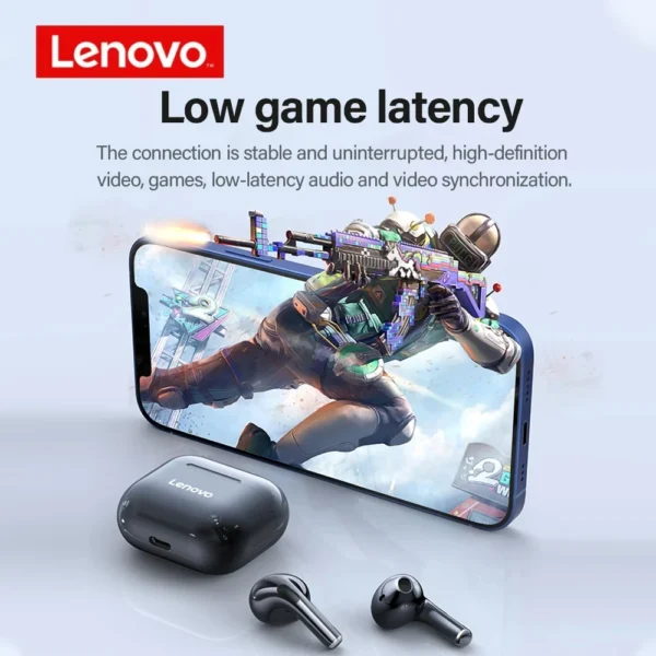 Original Lenovo LP40 wireless headphones TWS Bluetooth Earphones Touch Control Sport Headset Stereo Earbuds For Phone Android - Image 4