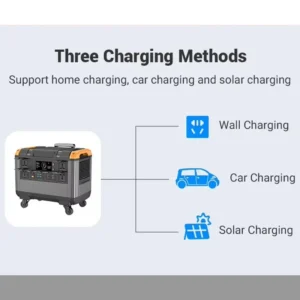 3000W Portable Power Station 2000W 1000W Solar Generator 600W LiFePo4 Batteries 220V Energy Storage Supply Camping Campervan RV