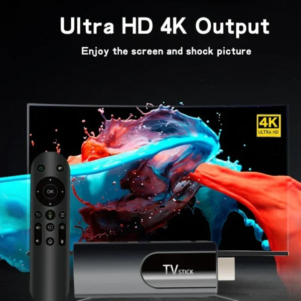 MX10 F3/MX10 mini TV stick h618 android13 ATV 4K HD TV box 2.4/5G WiFi smart TV receiver for Google YouTube Netflix media player - Image 6