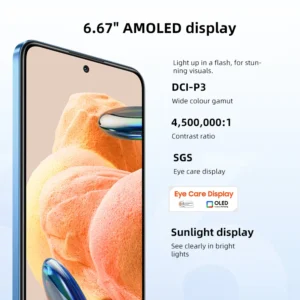 Xiaomi Redmi Note 12 Pro 4G Global Version AMOLED Display 108MP Main Camera Snapdragon 732G 67W Turbo Charging 5000mAh