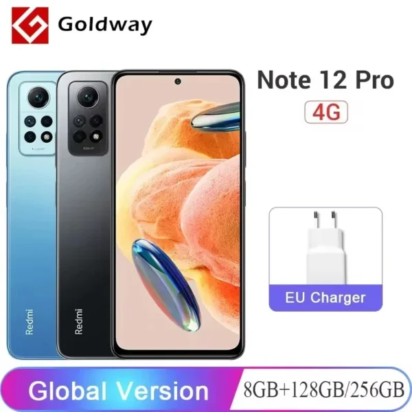 Xiaomi Redmi Note 12 Pro 4G Global Version AMOLED Display 108MP Main Camera Snapdragon 732G 67W Turbo Charging 5000mAh