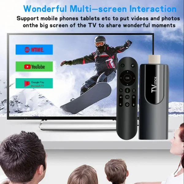MX10 F3/MX10 mini TV stick h618 android13 ATV 4K HD TV box 2.4/5G WiFi smart TV receiver for Google YouTube Netflix media player - Image 3