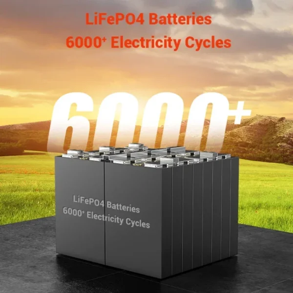 3000W Portable Power Station 2000W 1000W Solar Generator 600W LiFePo4 Batteries 220V Energy Storage Supply Camping Campervan RV - Image 6