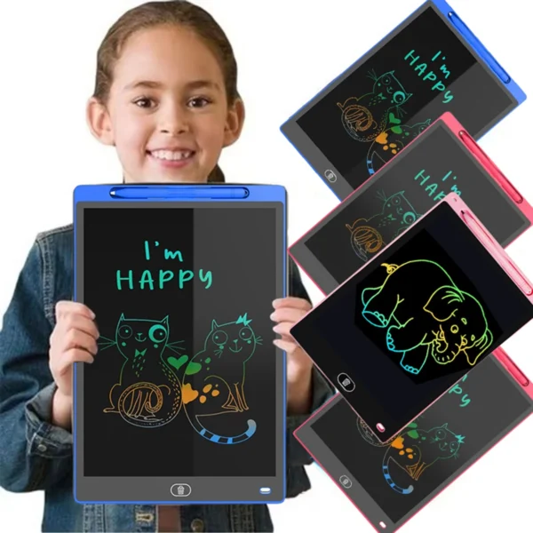 8.5/10/12 Inch LCD Colorful Writing Tablet,Reusable Teacher Educational Kids Digital Drawing Tablet Handwriting Pads