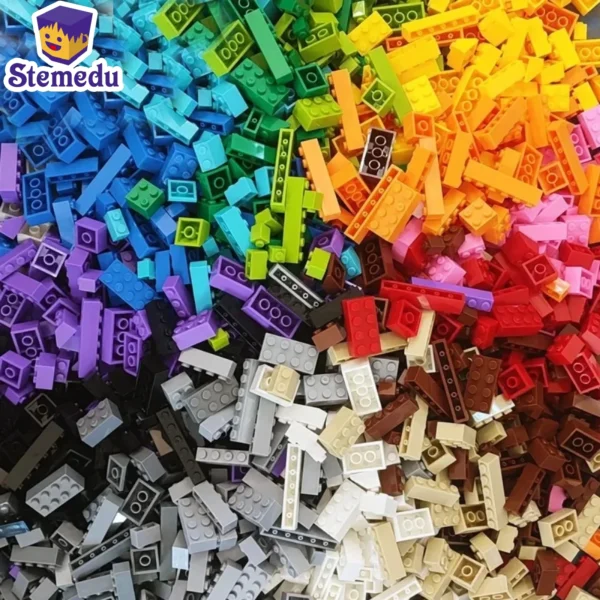 125/250g Building Blocks Bulk Lot Pack Sorted By Color Bricks Block Plate Toys Small Particles Bulk Compatible Legoeds