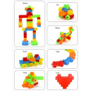 300pcs Large building blocks for children, toy, large classic building bricks, for children of all ages.