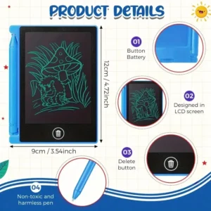 4.5inch LCD Writing Tablet Drawing Board Kids Graffiti Sketchpad Toys Handwriting Blackboard Magic Drawing Board Toy Gift