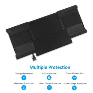 KingSener New Laptop Battery A1496 For Apple MacBook Air 13" A1466 2012/2013/2014/2015/2017 MD760LL/A MD761CH/A 7.6V 7150mAh