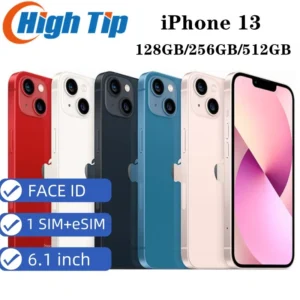 Original Unlocked Apple iPhone 13 128GB/256GB/512GB ROM A15 Chip IOS 5G Mobile phone Face ID 6.1" OLED Screen iphone13 cellphone