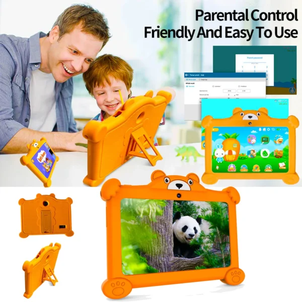 New 7 Inch 5G WiFi Tablet Quad Core 4GB RAM 64GB ROM Kids Learning Education Android 11 Tablets PC Dual Cameras Google 4000mAh - Image 2
