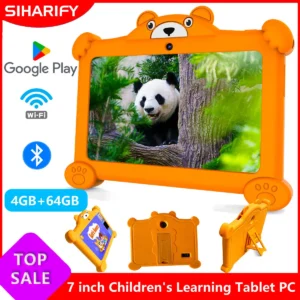 New 7 Inch 5G WiFi Tablet Quad Core 4GB RAM 64GB ROM Kids Learning Education Android 11 Tablets PC Dual Cameras Google 4000mAh
