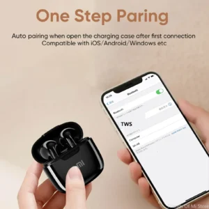Xiaomi In Ear Headphones Wireless Bluetooth Earbuds 25Hrs Playtime USB C TWS Built in Noise Cancellation Mic with Charging Case
